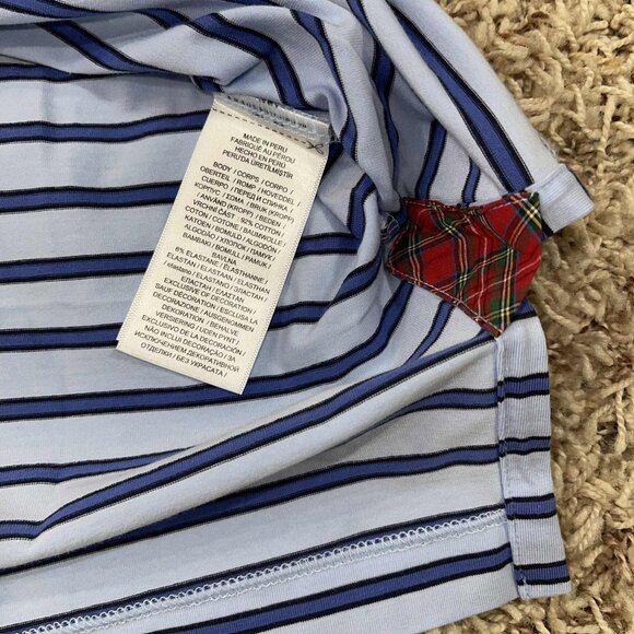 Polo Golf Ralph Lauren Men’s Soft Performance Polo Shirt Striped Blue, Size S - Picture 10 of 10